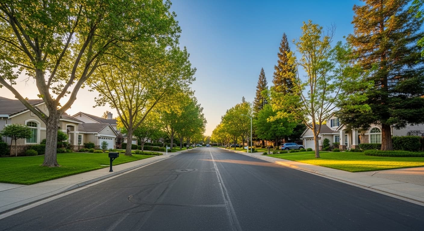 Sacramento area residential neighborhood